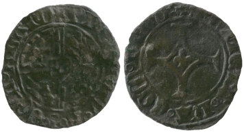 Can-Someone-ID-This?-Hammered-Coin:long-Cross-And-Centered-Fleur-De-Lis